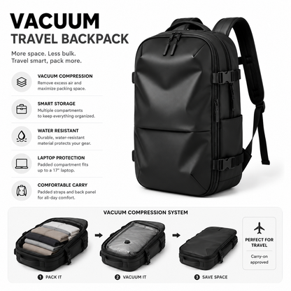 Vayro™ - Vacuum Compression Travel Backpack